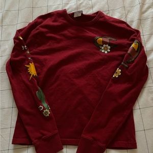 Women’s red champion long sleeve